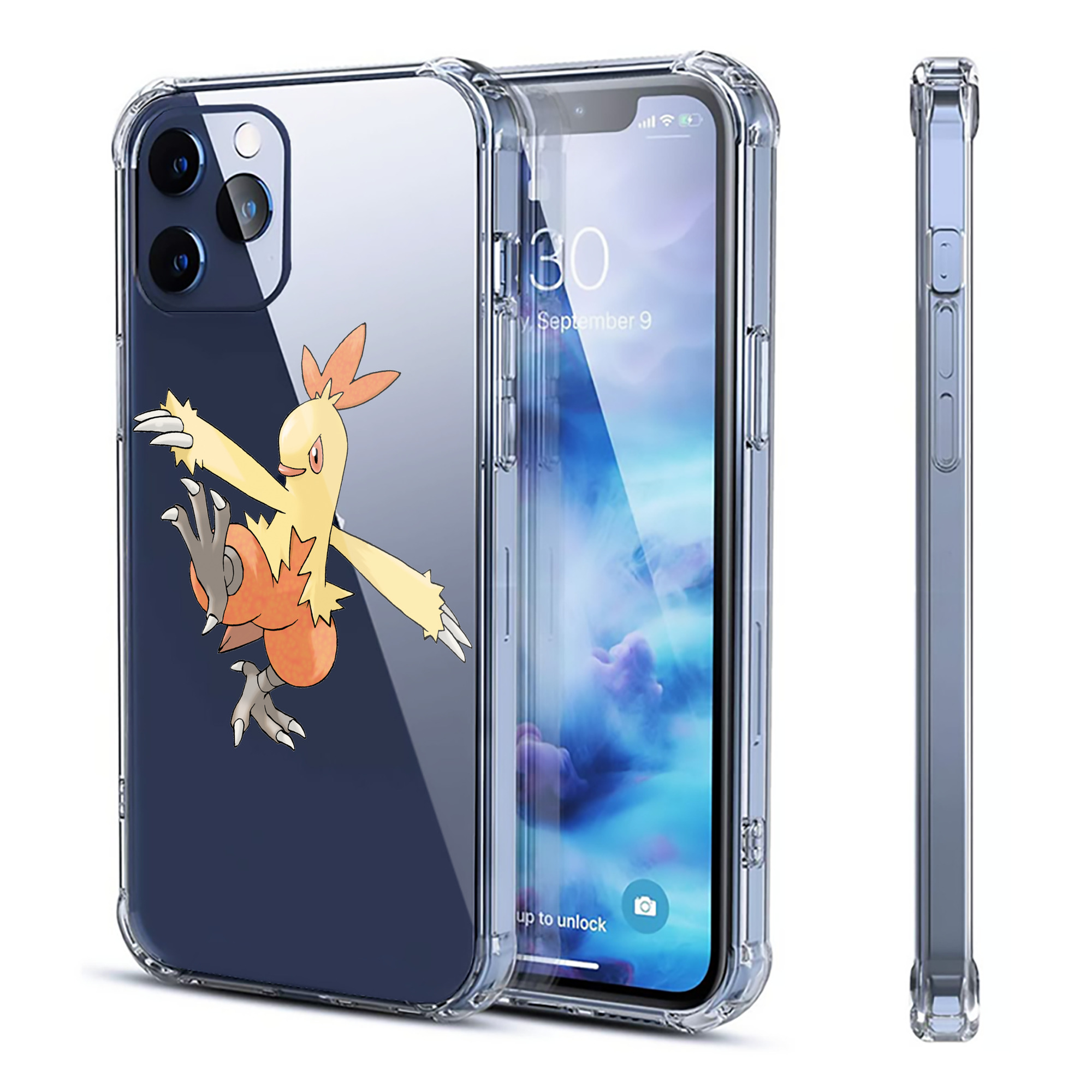 （画像用） ポケットモンスター Pokémon 【iPhone 12シリーズ対応】透明スマホケース（クリアソフトケース）